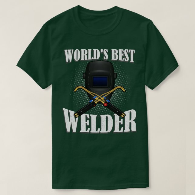 Världens bästa Welder T Shirt (Design framsida)