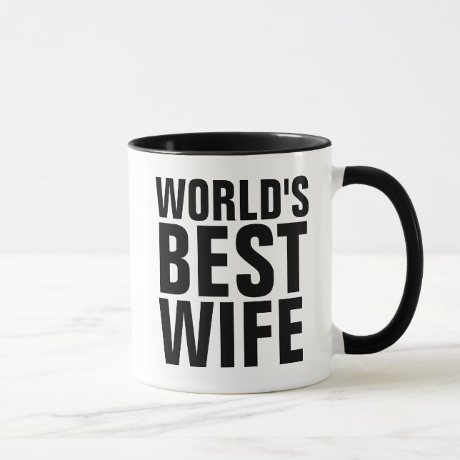 VÄRLDENS BÄSTA WIFE KAFFE KOPPAR (Höger)