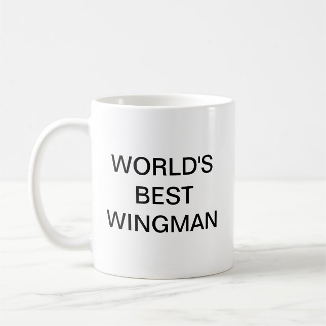 Världens bästa Wingman Kaffemugg (Vänster)