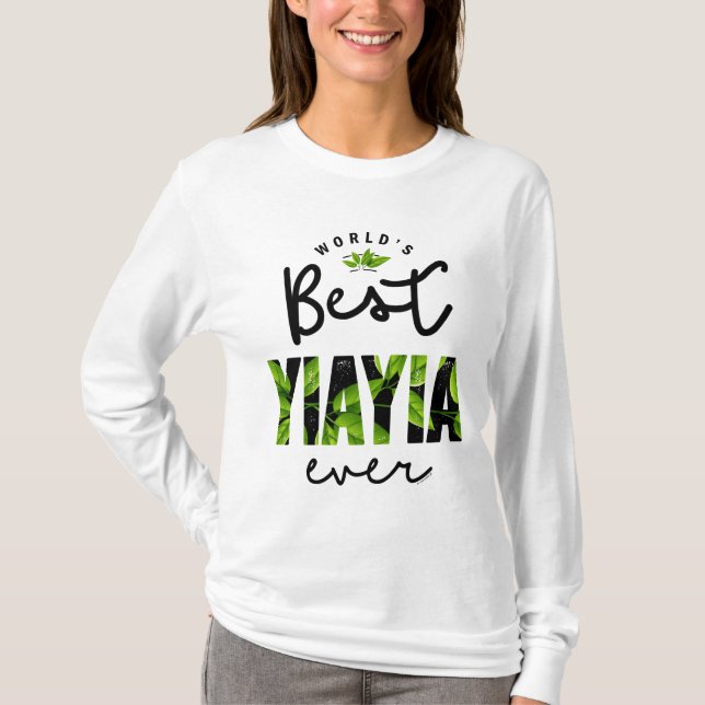 Världens bästa Yiayia någonsin Tee (Framsida)