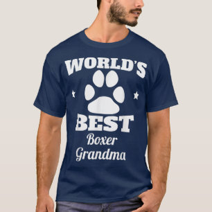 Världens bäste boer Grandma Hund älskare T Shirt