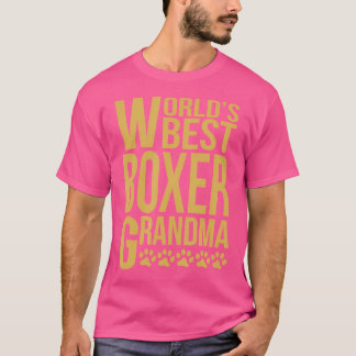 Världens bäste Boxer Grandma T Shirt