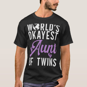 Världens bäste Moster i Twillingarna Twin Moster T Shirt