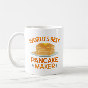 Världens bäste pannkaksmakare kaffemugg