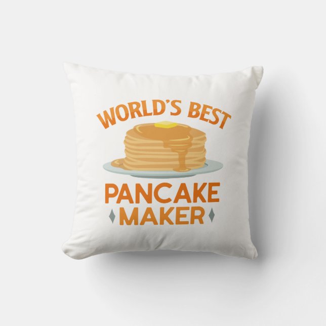 Världens bäste pannkaksmakare kudde (Framsida)