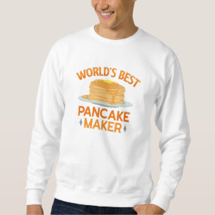 Världens bäste pannkaksmakare lång ärmad tröja