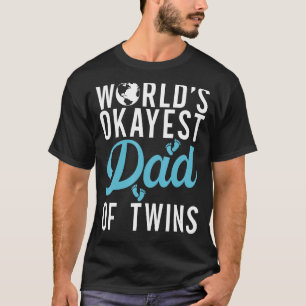 Världens bäste Pappa i Twillingarna Twin Pappa T Shirt