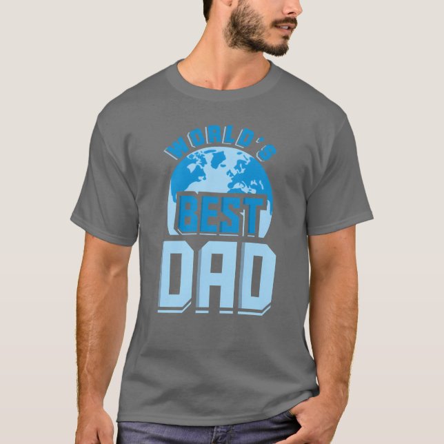 Världens bäste Pappa pappa Far Fars dag-flicka T Shirt (Framsida)