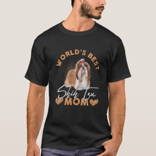 Världens bäste Shih Tzu Mamma Hund-arbetande kvinn T Shirt