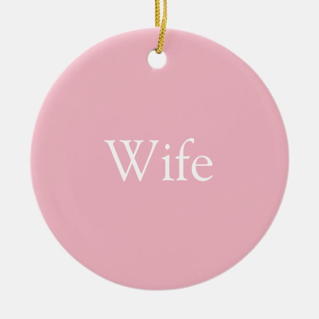 Världens bästföreställning om flickors Rosa någons Julgransprydnad Keramik (Framsidan)