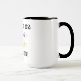 Världens besegrar den bäst chefhänder kaffemuggen mugg