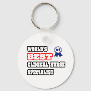 Världens Best Clinical Nurse Specialist Nyckelring