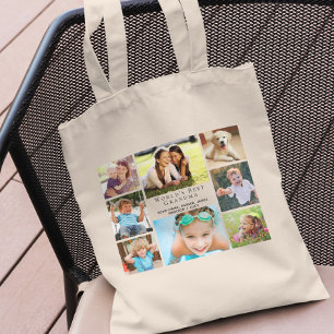 Världens Best Grandma Photo Collage Personlig Tygkasse
