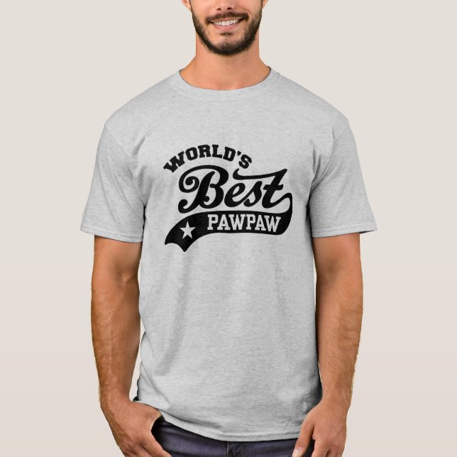Världens Best PawPaw T Shirt (Framsida)