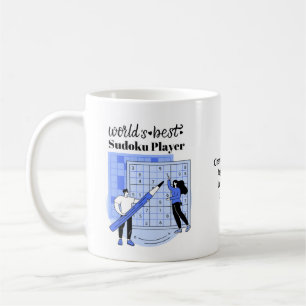 Världens Best Sudoku Player Personlig mugg