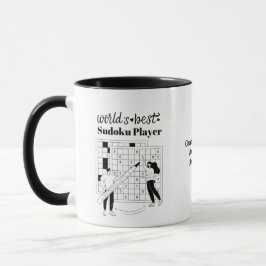 Världens Best Sudoku Player-Personlig Mugg