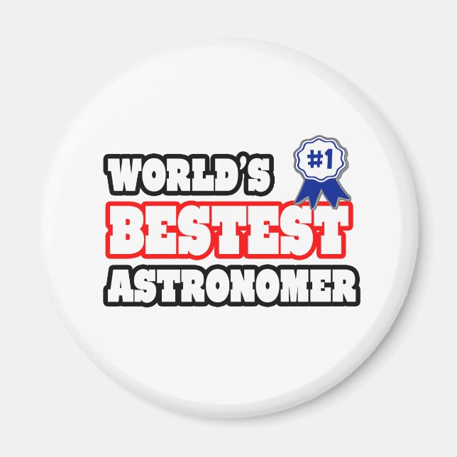 Världens Bestest Astronomer Magnet (Framsidan)