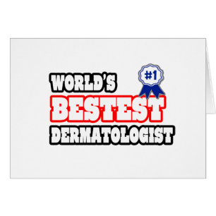Världens Bestest Dermatolog Hälsningskort