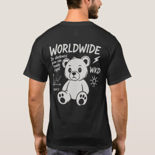 Världens björn - ljus i mörkret t shirt