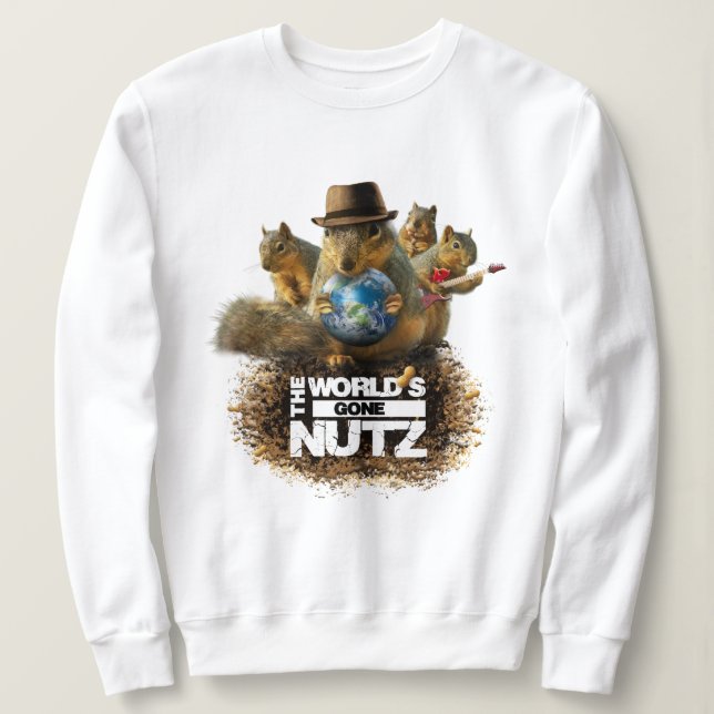 Världens Borta nutz med ekorre mig dålig T Shirt (Design framsida)