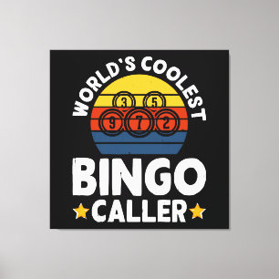 Världens coolaste Bingo-kalle Canvastryck