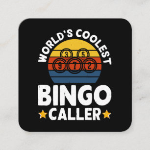 Världens coolaste Bingo-kalle Fyrkantigt Visitkort