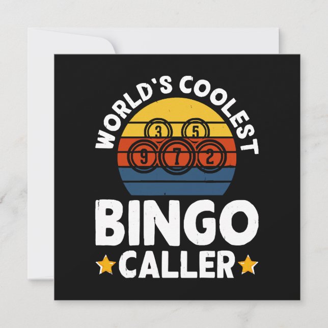 Världens coolaste Bingo-kalle Inbjudningar (Framsida)