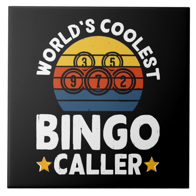 Världens coolaste Bingo-kalle Kakelplatta (Framsidan)