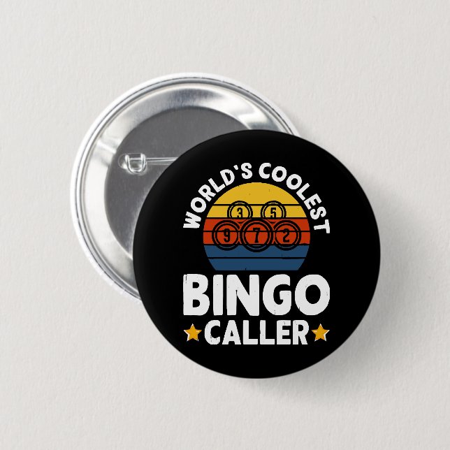 Världens coolaste Bingo-kalle Knapp (Framsida & baksida)
