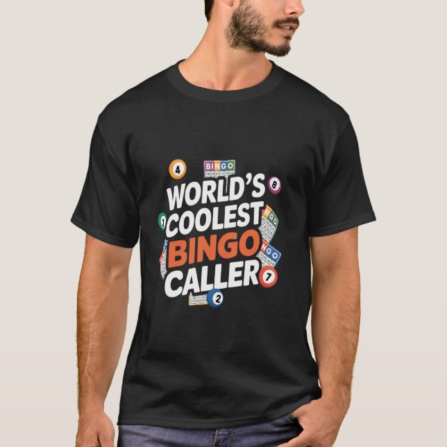 Världens coolaste Bingo-samordnare T Shirt (Framsida)