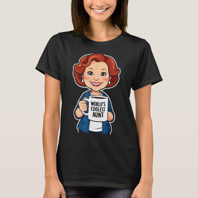 Världens coolaste fasteroos Funny Coffee älskare p T Shirt (Framsida)