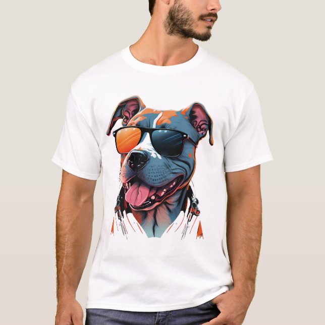 Världens coolaste hund t shirt (Framsida)