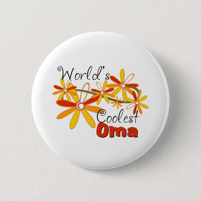 Världens coolaste oma knapp (Framsida)