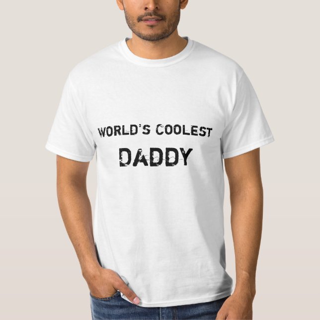 världens coolaste pappa t shirt (Framsida)