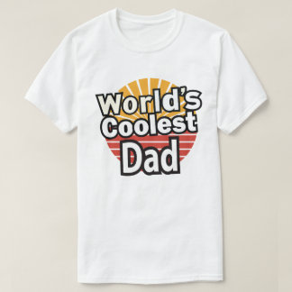 Världens coolaste pappa T-shirt – rolig fadersdag