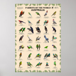 Världens delar - Australien Poster