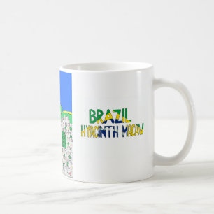 Världens djur, Brasilien: Blåhuvad Ara Kaffemugg