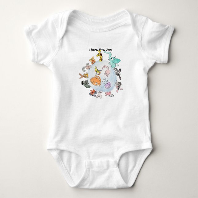 Världens djur t shirt (Framsida)