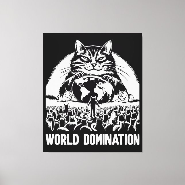 Världens dominans 1 canvastryck (Framsida)