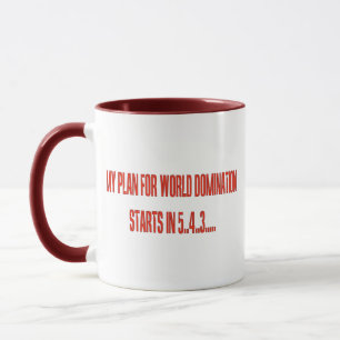 Världens dominans mugg