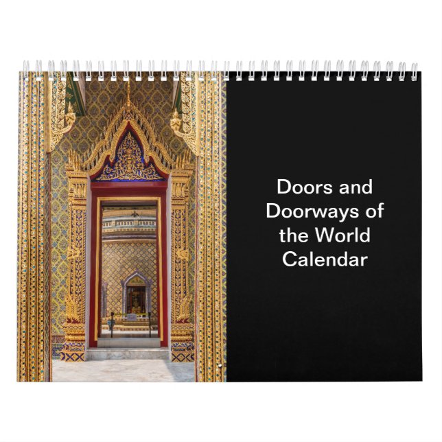 Världens dörrar och dörrar kalender (Omslag)