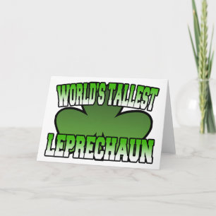 Världens enklaste Leprechaun-hälsningskort Kort