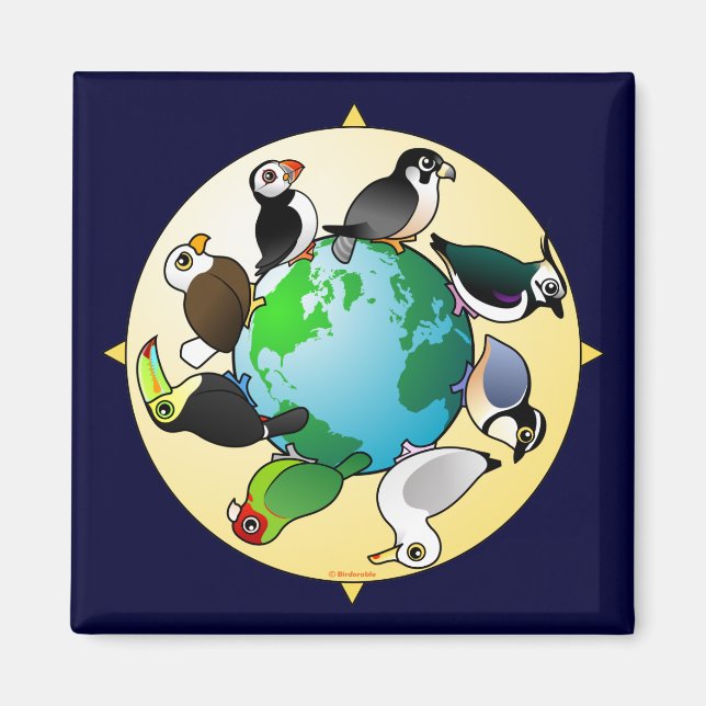 Världens fågelvilt magnet (Framsidan)