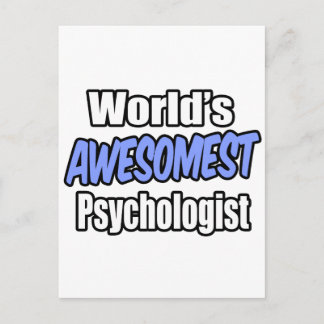 Världens fantastiska psykolog vykort