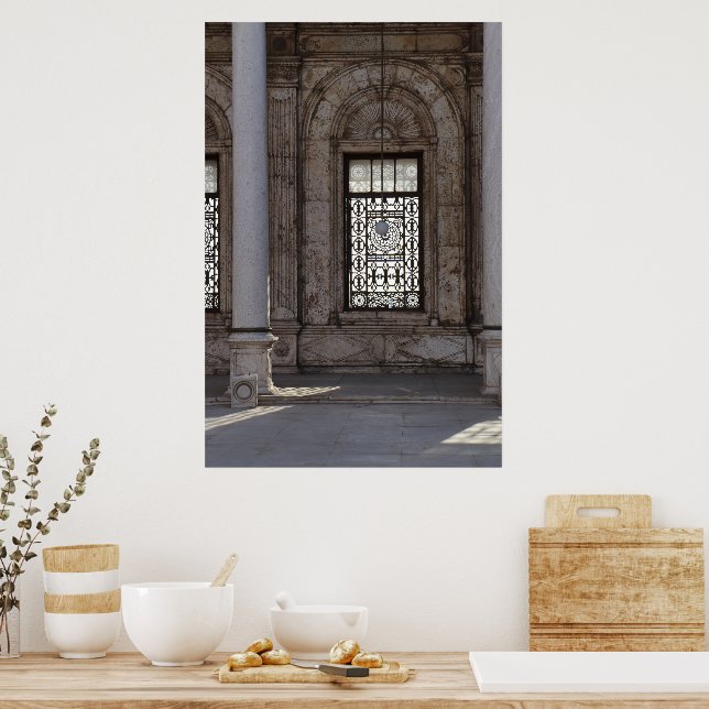 Världens fönster: Kairo Mosque Poster (Kök)