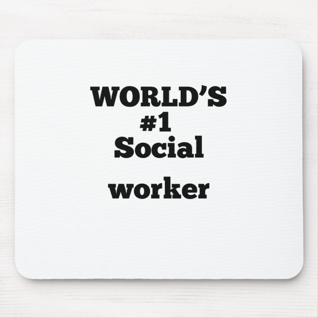 Världens främsta Social-arbetare Musmatta (Framsidan)