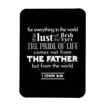 Världens frestelser - 1 John 2:16 Bible Verse