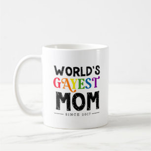 Världens Gayest Mamma sedan året Kaffemugg