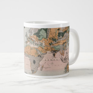 Världens geologiska Karta Jumbo Mugg