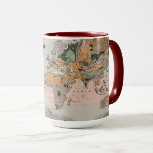 Världens geologiska Karta Mugg